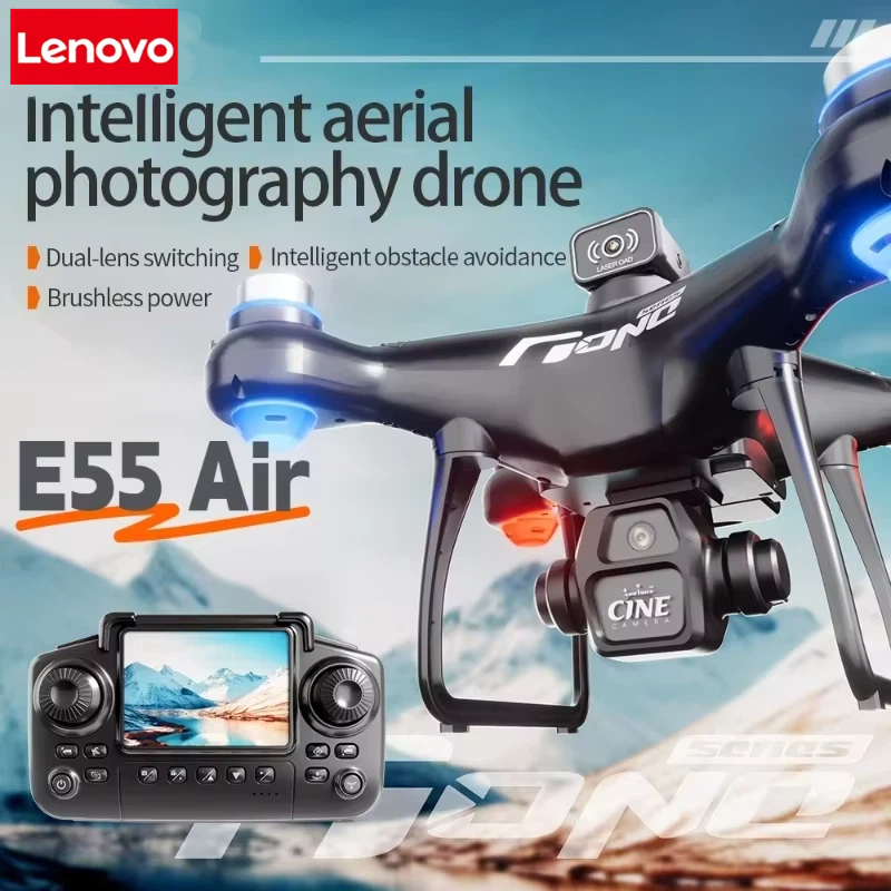 Drone Multispectral - Lenovo E55 Drone Mini Dual Camera