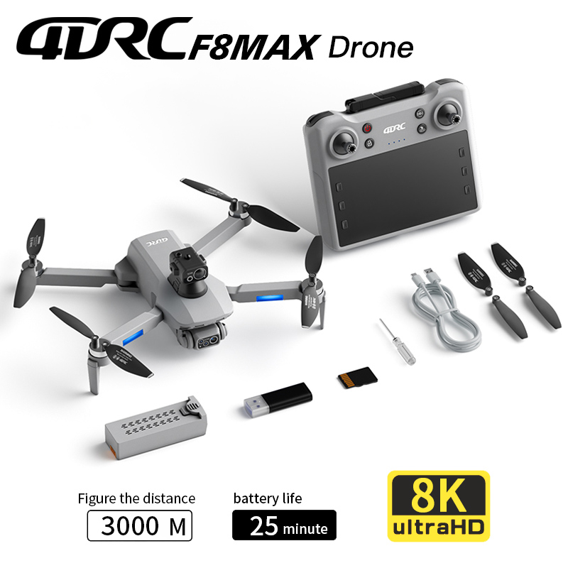Drone Cinematic - F8 MAX GPS الطائرة بدون طيار
