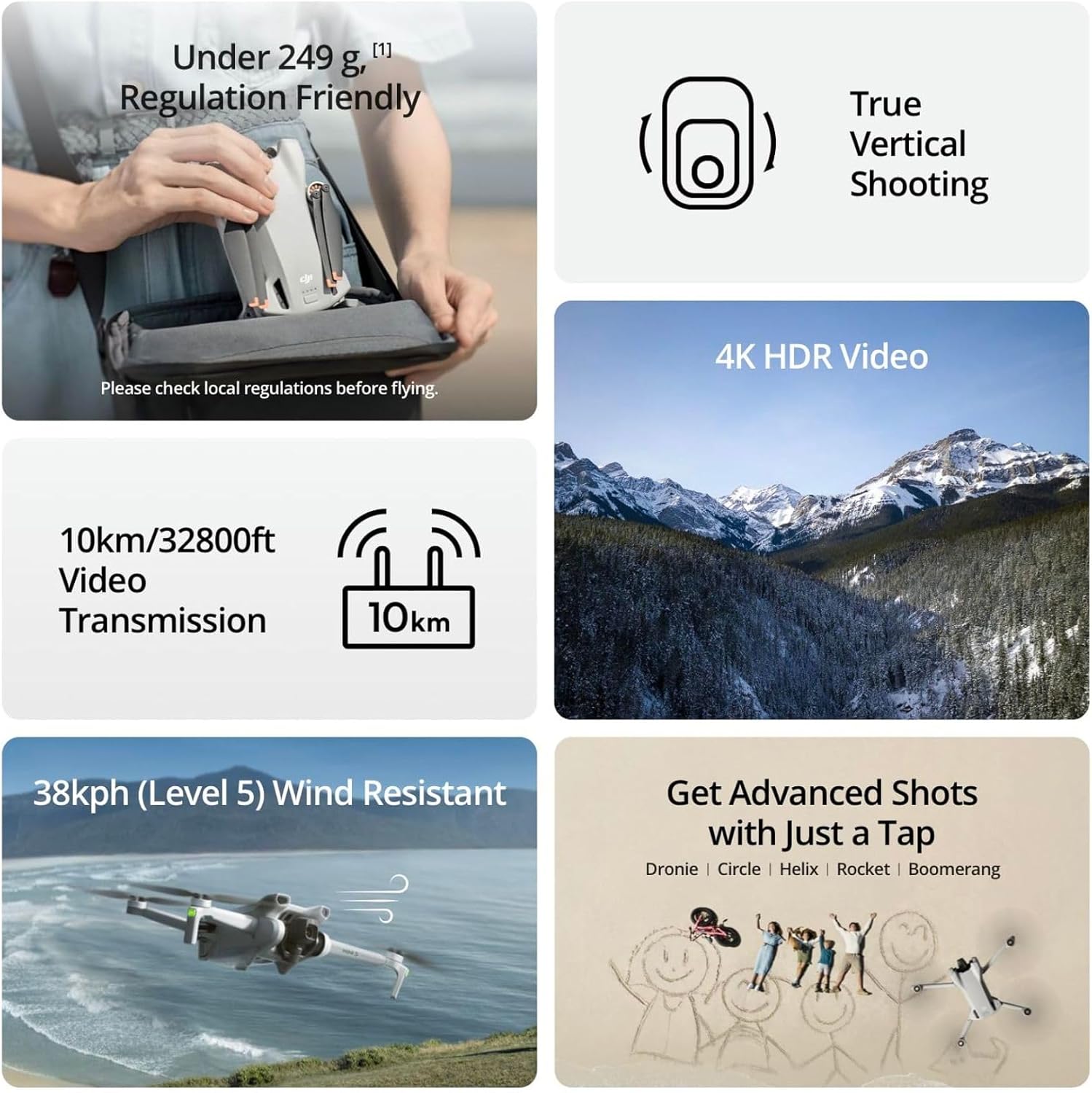 طائرات DJI Mini 3 بدون طيار ال - مراجعة Drone Video Production وسعره