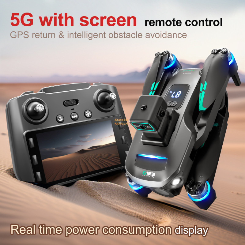 8K كاميرا مزدوجة 5G WIFI FPV ا - مراجعة Drone Aerial Photography وسعره