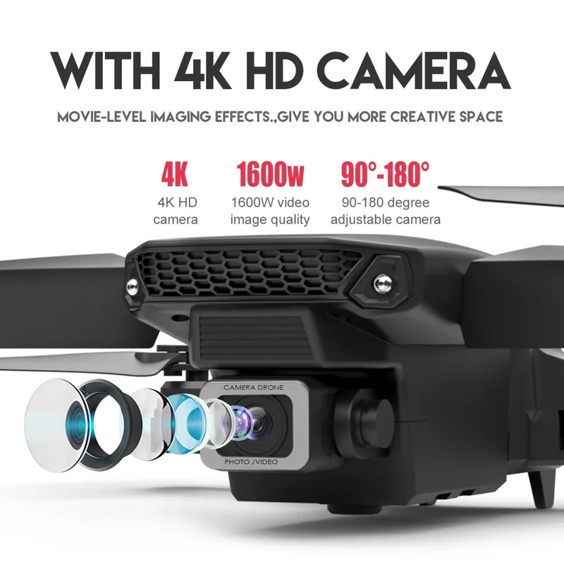 طائرة بدون طيار E88 ProIntelli - مراجعة Drone Cinematic وسعره