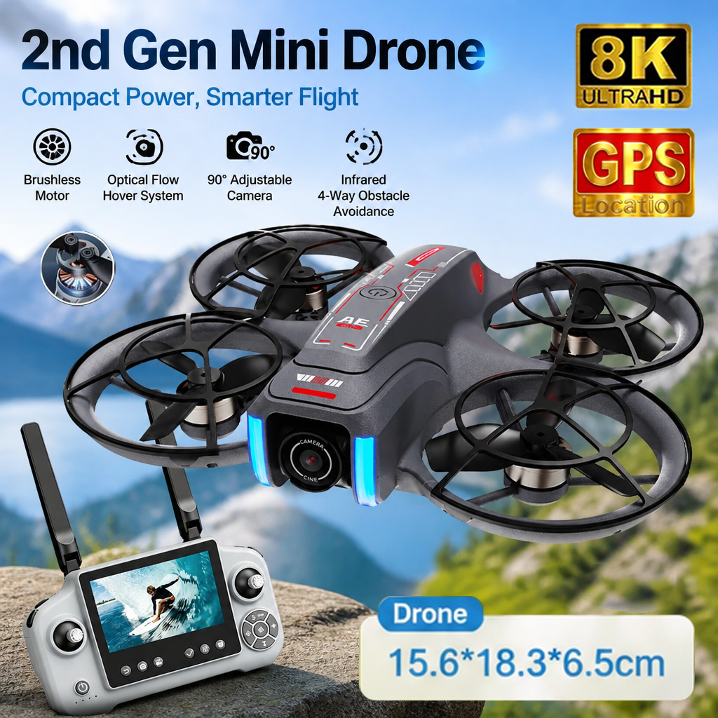 طائرة بدون طيار AE21 GPS جديدة - مراجعة Drone Multispectral وسعره