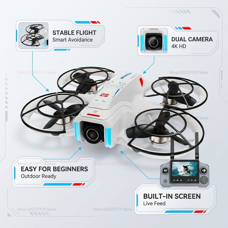 طائرة بدون طيار AE21 GPS جديدة - مراجعة Drone Multispectral وسعره