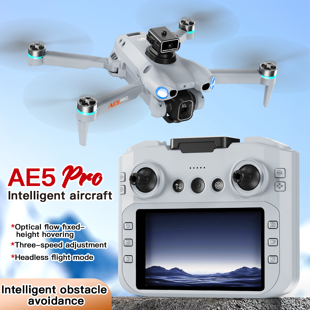 طائرة بدون طيار جديدة AE5 Pro  - مراجعة Drone Thermal Imaging وسعره