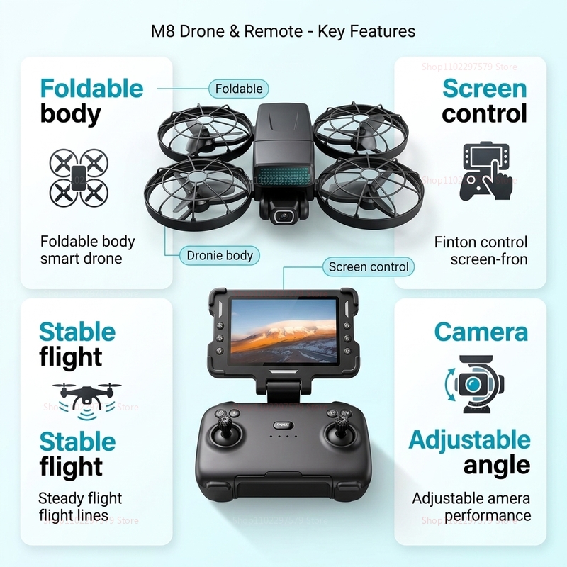 طائرات بدون طيار جديدة M8 مع ن - مراجعة Drone Surveying وسعره